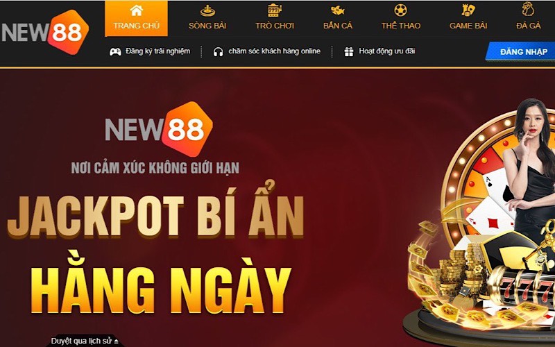 Giao diện NEW88
